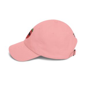 Strawberry Sunglasses Dad Cap — Tropical Cute Embroidered Baseball Hat - Image 3