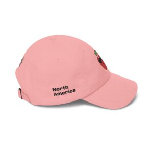 Strawberry Sunglasses Dad Cap — Tropical Cute Embroidered Baseball Hat - Image 4