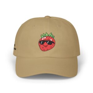 Strawberry Sunglasses Dad Cap — Tropical Cute Embroidered Baseball Hat - Image 9