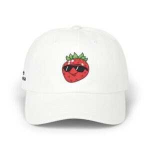 Strawberry Sunglasses Dad Cap — Tropical Cute Embroidered Baseball Hat - Image 6