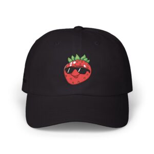 Strawberry Sunglasses Dad Cap — Tropical Cute Embroidered Baseball Hat - Image 13